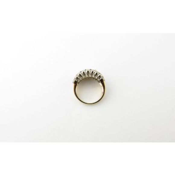 Vintage 18 Karat Yellow Gold Diamond Ring Size 5.25 #13926 - Picture 13 of 15